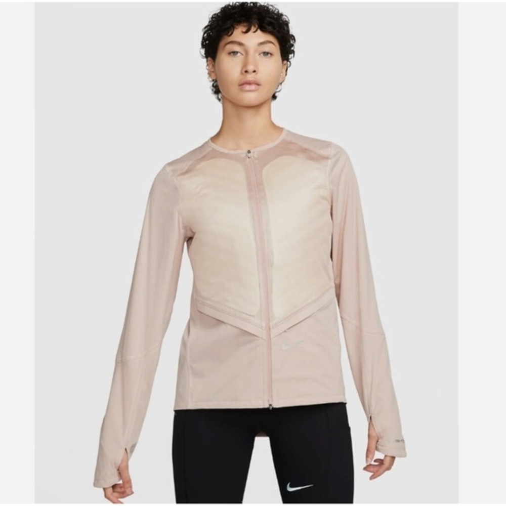 Nike Storm-FIT ADV‎ Running Jacket Women's Size XL Pink Down Fill